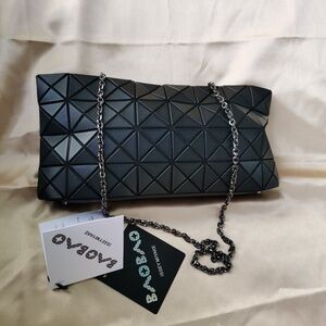 Issey Miyake Black Geometric Shoulder Bag